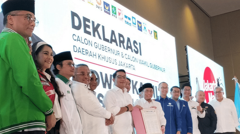 12 Partai Politik Solid Usung Ridwan Kamil-Suswono dalam Pilgub Jakarta 2024