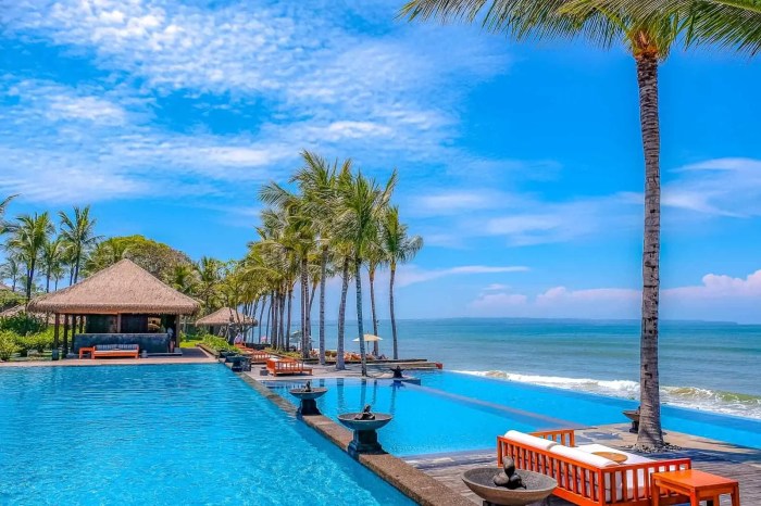 Beachfront hotels in Bali