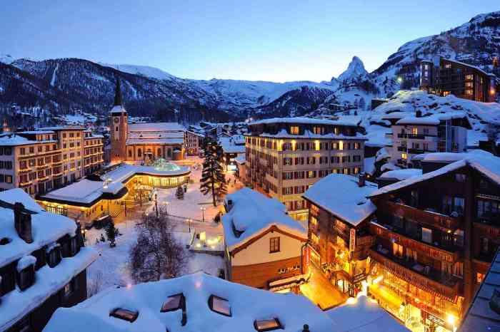 Ski resort hotels in Switzerland